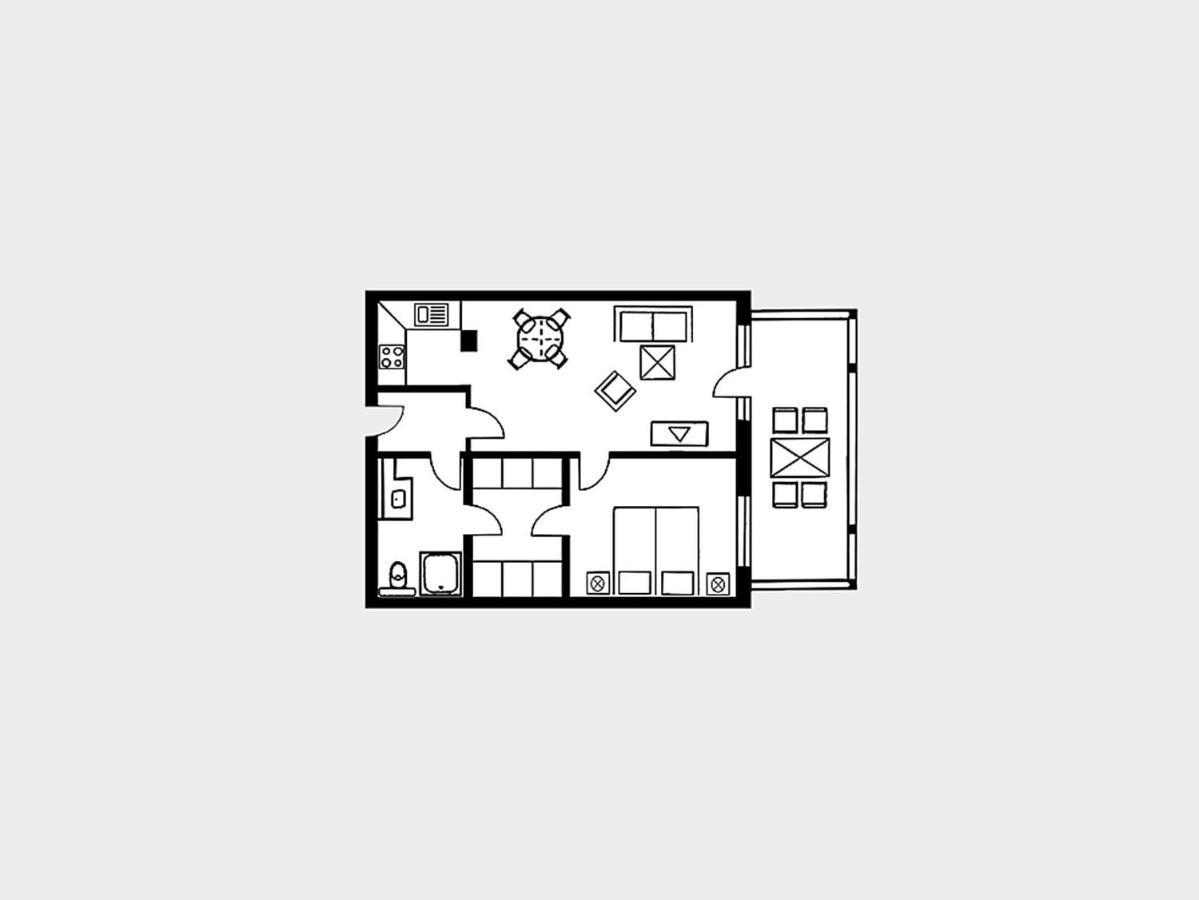 Strandvillen Binz - Ferienwohnung Mit 1 Schlafzimmer Und Balkon Ah-627 Eksteriør bilde